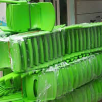 bàn nhựa gấp gọn gàng chân thép cao 50cm dài 90cm