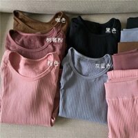 Bán Nóng Đồ Lót Giữ Nhiệt F & X Đồ mặc bên trong giữ nhiệt quần áo thu bó sát lót nhung dày dặn Quần thu áo mặc bên trong áo hai chi tiết mùa đông