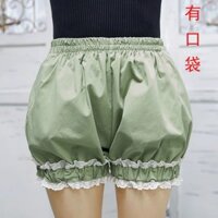 Bán Nóng F & X dễ thương quần bí ngô ren học sinh Quần âu lolita