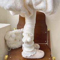 Bán Nóng Quần lót nhung trẻ em F & X, tất trẻ em, tất ống dài giữ ấm mùa thu và mùa đông, tất lót chân dễ thương cho bé phong cách Hàn Quốc, tất giữa