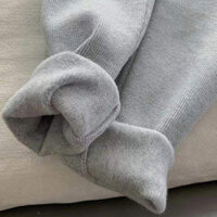 Bán Nóng Quần lót nỉ nữ quần legging mùa đông dày dặn mặc ngoài không bóng Kẻ Sọc Dọc mùa thu Quần thu nhung mỏng phối trong bó sát cho nữ