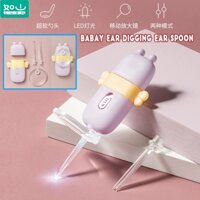 Bán NóngSilicone Dụng Cụ Lấy Ráy Tai Đầu Mềm Bằng Silicon Có Đèn Dạ Quang Chuyên Dùng Cho Bé