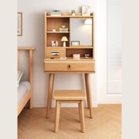 Bàn Phấn Gỗ Cao Su Ghép Giá Rẻ Hiện Đại