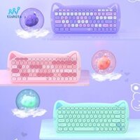 Bàn phím 2.4G dễ thương Bàn phím chơi game / máy tính để bàn 84 phím cho Android Windows