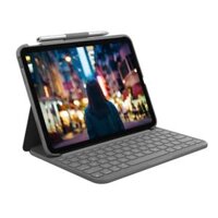 Bàn phím + bao da iPad 11 A16 (Gen 11)/10.9/Gen 10 Logitech Slim Folio Grey