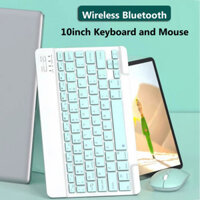 Bàn phím Bluetooth ASH 10 Inch có chuột cho Oppo Pad 3 Pro 12.1 Inch 2024 2 3 11.61 Inch Neo 11.4 Air 1.36 Air2 11.4 cho Oppo Pad 11 2022 Bàn phím không dây Bộ chuột di động