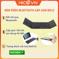 Bàn Phím Bluetooth + bàn di chuột xịn sò cho Laptop, Điện thoại -B033/B033 plus
