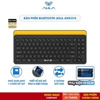 Bàn Phím Bluetooth chính hãng AULA AWK310 cho Văn Phòng, Silent Nhỏ Không Tiếng Ồn Sử Dụng Được Cho Điện Thoại, IPAD....