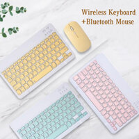 Bàn Phím Bluetooth Đa Năng 10 Inch Chuột Không Dây Cho IPad Mac Android Máy Tính Bảng Laptop Điện Thoại Thông Minh