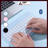 Bàn Phím Bluetooth Điện Thoại Máy Tính Bảng IP Android Nút Tròn Dễ Thương