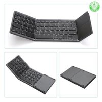 Bàn phím bluetooth gấp gọn kèm touchpad, phụ kiện văn phòng 24/7, bàn phím bluetooth không phát ra tiếng ồn.