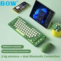 Bàn Phím Bluetooth Không Dây USB Loại c 2.4G Hai Chế Độ Không Gây Tiếng Ồn 83 Phím Dành Cho Máy Tính / Ipad