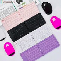 Bàn Phím bluetooth Không Dây Gấp Gọn dilussoss.vn Cho ios android windows laptop