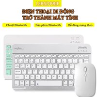 Bàn phím Bluetooth không dây mini - Có chuột, thích hợp cho điện thoại di động, máy tính xách tay.