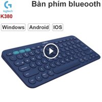 Bàn phím bluetooth không dây cho Smartphone Máy tính bảng Laptop Logitech K380