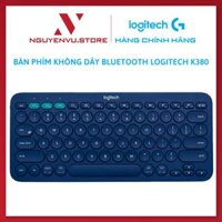 Bàn Phím Bluetooth Logitech K380 - Hàng Chính Hãng - Xanh dương