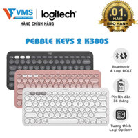 Bàn phím Bluetooth Logitech K380s Pebble 2 - Đa thiết bị, Phím tắt tùy chỉnh, Mỏng nhẹ, Easy-Switch