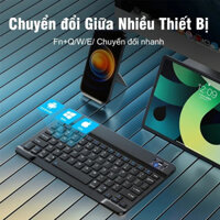 Bàn Phím Bluetooth Mini Không Dây Bluetooth 5.0 kèm theo chuột sản phẩm Cho Điện Thoại Ipad Máy Tính Laptop