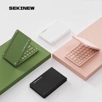 Bàn phím Bluetooth tắt tiếng SEKINEW, Phụ kiện di động Bàn phím Mini, Phụ kiện máy tính mềm mại sáng tạo có thể gập lại cho IOS / Android / Windows