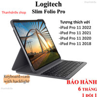 Bàn phím cho ipad Pro 11 Logitech Slim Folio PRO ( for ipad pro 11 Gen 1, 2, 3, 4)