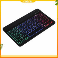 Bàn phím chơi game OUTOP RGB Đèn nền nhỏ gọn 78 phím Bàn phím văn phòng không dây di động cho máy tính xách tay PC Game thủ