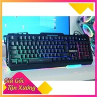 Bàn Phím Chuột Giả Cơ Tomato S200 - Led RAINBOW - Dành riêng cho phòng Game