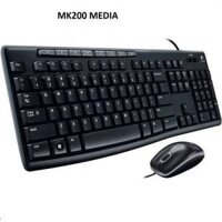 Bàn phím + Chuột Logitech MK200 Media