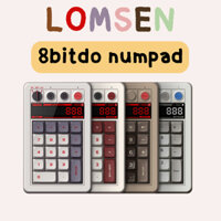 Bàn Phím Cơ 8BitDo Retro 18 Numpad có Bluetooth/2.4G/USB-C, Hot Swap, Aluminum Plate