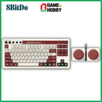 BÀN PHÍM CƠ 8BITDO RETRO MECHANICAL KEYBOARD - FAMI EDITION - MULTI-MODES  HOTSWAP  KAILH BOX WHITE V2
