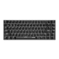 Bàn phím cơ Ajazz AK33 82 Phím BT &amp; chế độ kép có dây USB Đèn nền đơn sắc phù hợp với văn phòng chơi game - Màu đen-đỏ-Màu đen-Size Công tắc đỏ