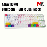 Bàn phím cơ Ajazz K870T RGB Bluetooth - Type C Dual Mode | MKShop