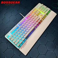 Bàn phím cơ AK104 RGB, Thiết kế fullsize 104, Kê tay rời, Blue switch.