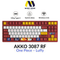 Bàn phím cơ AKKO 3087 RF One Piece – Luffy (Dual-mode / AKKO sw v3)