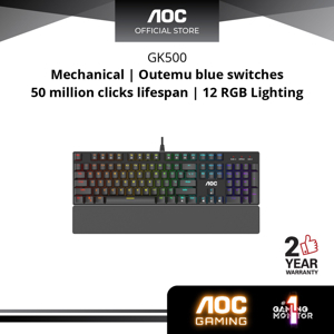 Bàn phím cơ AOC Gaming GK500