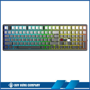 Bàn phím cơ Aula F108 Pro V2 Black Gradient X3 switch