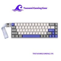Bàn phím cơ Aula Win68 HE Max White Blue (Rapid Trigger/ Wing Chun Magnetic switch)