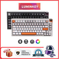 Bàn phím cơ ba chế độ chơi game bằng nhôm không dây LUMINKEY 75V2 Bluetooth
