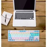 Bàn phím cơ BAJEAL K100 hotswap có dây 87 phím hightlight  phiên bản nâng cấp led RGB  game máy tính laptop siêu đỉnh