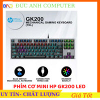 Bàn Phím Cơ Blue Switch HP GK200 /GK200S Loại 87 Phím Led Rainbow - Hơn 20 Chế Độ Tùy Chỉnh (nhiều màu)