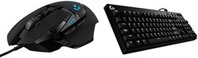 Bàn phím cơ chơi game Logitech G610 Orion với đèn nền màu đỏ & Chuột chơi game G502 Hero hiệu suất cao.