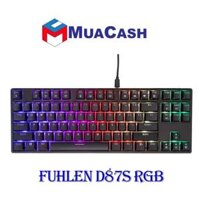 Bàn phím cơ chơi game tốt nhất Fuhlen D87S RGB M87s v2 đen hàng chính hãng - Brown sw