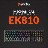Bàn Phím Cơ Chuyên Gaming Dareu EK810 Multi Led / Brown Switch Hàng Chính Hãng Bảo Hành 2 Năm