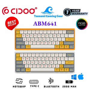 Bàn phím cơ Cidoo ABM641 Dual mode