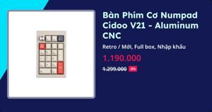 Bàn phím cơ Cidoo V21 Tri-mode