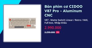 Bàn phím cơ Cidoo V87 Pro