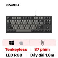 Bàn phím cơ có dây Dareu EK87 V2 Multi Led Gray x Black