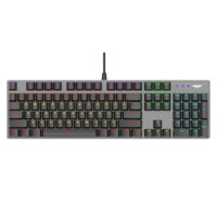 Bàn phím cơ có dây Gaming NEWMEN GE369 Hotswap Keycap ABS Double-shot - Hàng Chính Hãng - Red switch