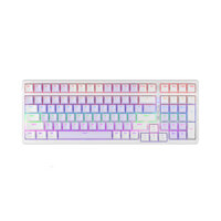 Bàn phím cơ có dây Gaming Newmen GM328 Purple-White Red Switch | Giá rẻ, trả góp 0%