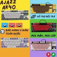 Bàn phím cơ có dây gaming Ajazz AK40 red brown blue switch giá rẻ chính hãng Ajazz- Bảo hành chính hãng 24 tháng.