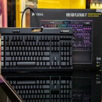 Bàn phím cơ Corsair K95 Platinum XT RGB Mechanical Gaming Cherry MX Speed Switch (CH-9127414-NA)